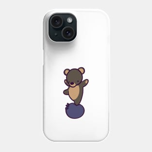 Black Bear Blueberry Balance Phone Case