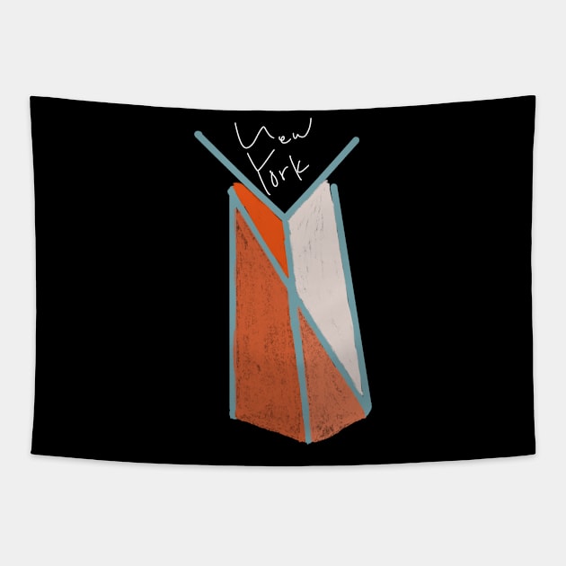 Simple NY Tapestry by onimod