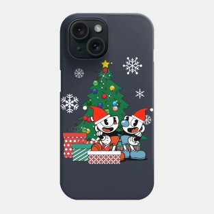 Cuphead Around The Christmas Tree Phone Case