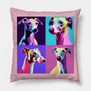 Italian Greyhound Pop Art - Dog Lover Gifts Pillow