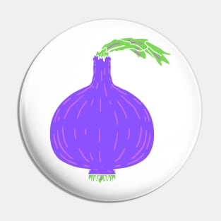 Purple Onion Pin