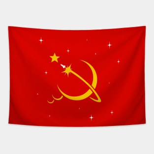 Space Communism Tapestry