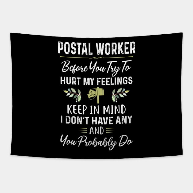 Postal Worker Tapestry by arlenawyron42770