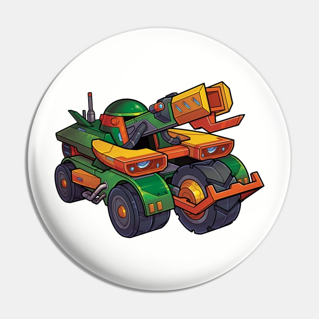 Micro Bots - Brains Pin by Prometheus Game Labs