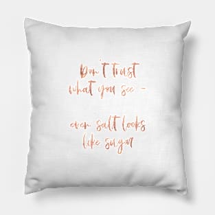 What you see Pillow