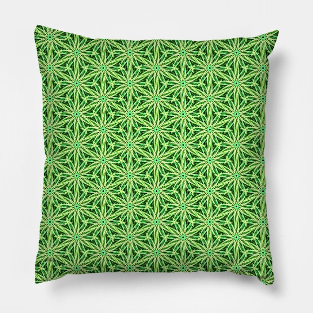 Grassy pattern Pillow by Gaspar Avila