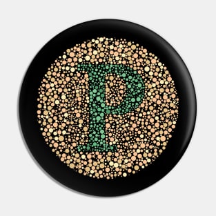 Letter P Ishihara Test Pin