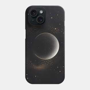 Geometric Illustration of Space Phone Case