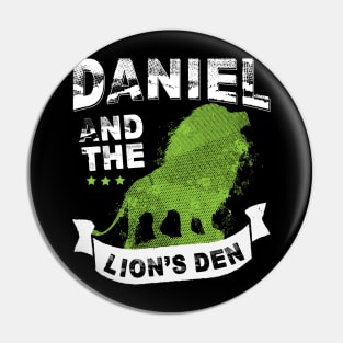 Daniel And the Lion's Den Pin