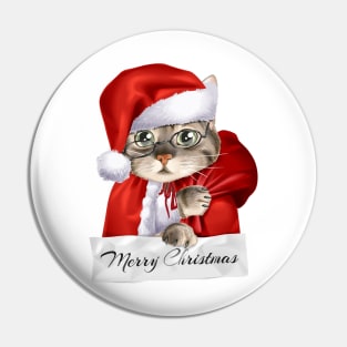 MERRY CATMAS Pin