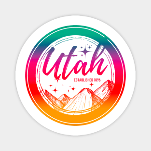 Utah Mountains Magnet