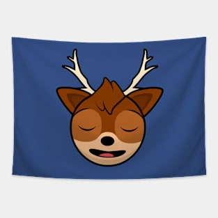 Relaxing Reindeer Ecstatica Tapestry