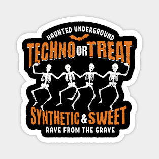 TECHNO - Or Treat Halloween Sweet (White) Magnet