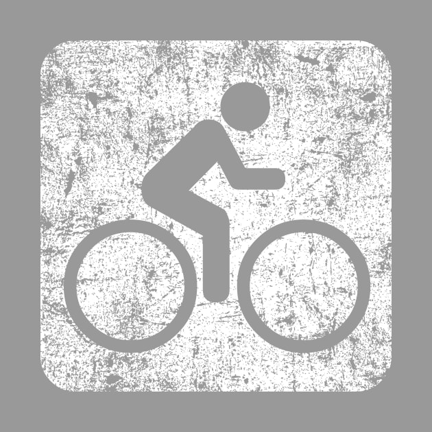 Cycling Sign - Distressed by PsychicCat