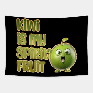 Kiwi is My Spirit Fruit Tapestry