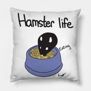 Hamster Life Eating Pillow