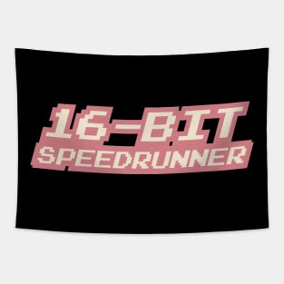 16-Bit Speedrunner Tapestry