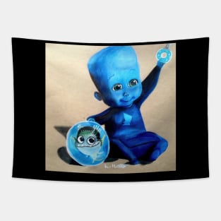 baby megamind loren hill Tapestry