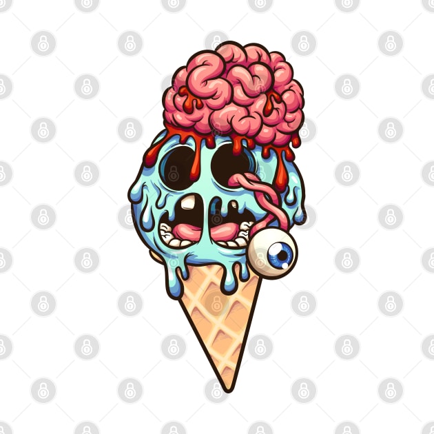 Zombie ice cream by memoangeles