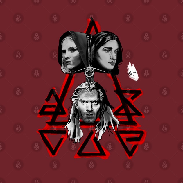 The Witcher Netflix BW by Wayofthepencil