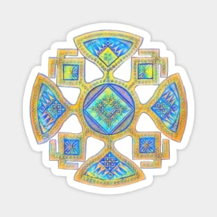 Ukrainian cross decor Magnet