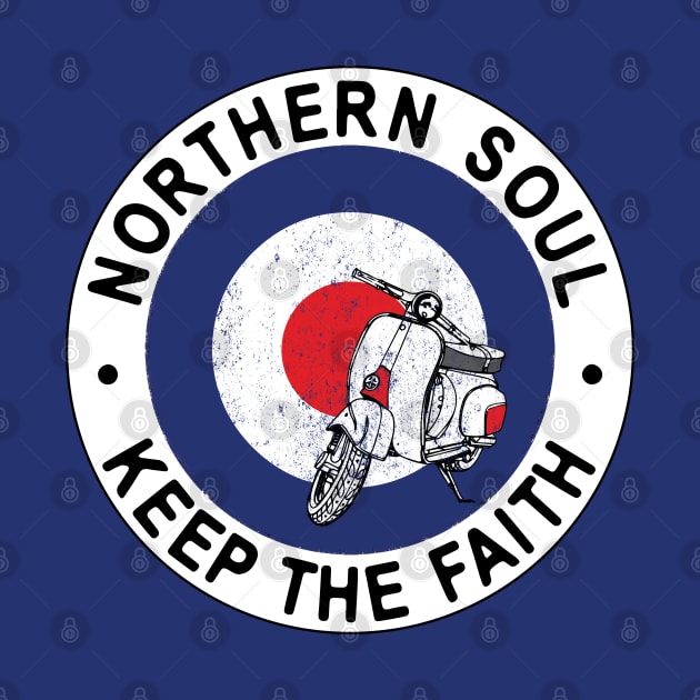 Northern Soul MODs Scooter Manchester Blackpool Stoke Wigan by Surfer Dave Designs