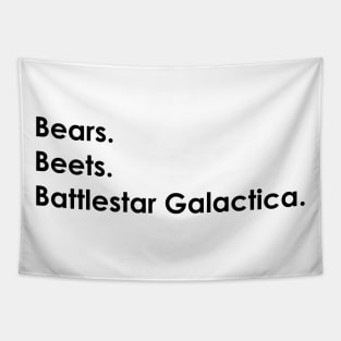 Bears, Beets, Battlestar Galactica Tapestry