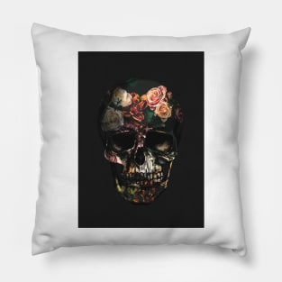 FLORAL SKULL Pillow