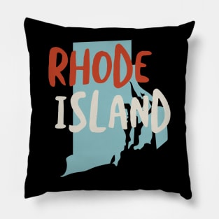 State of Rhode Island Pillow