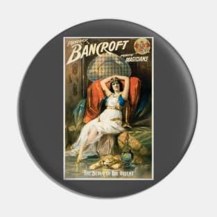Vintage Magic Poster Art, Bancroft, Prince of Magicians Pin