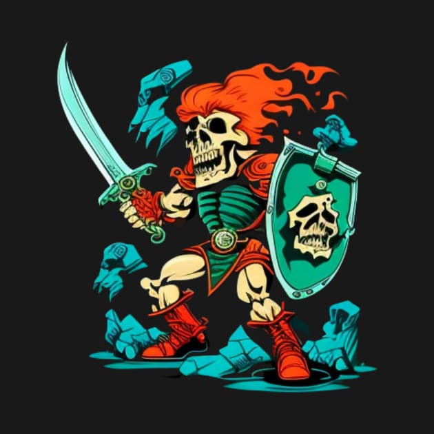 Skeleton warrior by Crazy skull