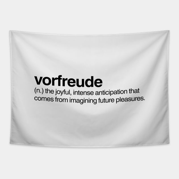 Vorfreude Tapestry by Onomatophilia