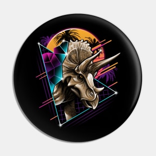 Rad Triceratops Pin