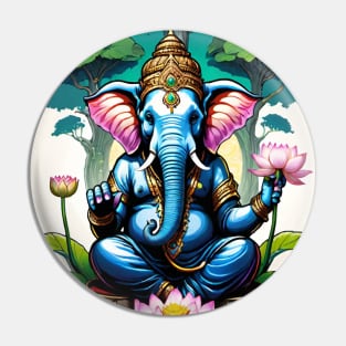 Ganesh and the tree of life Pin