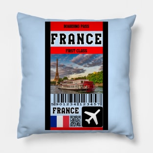 France first class boarding class Pillow