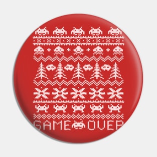 Ugly Sweater Invaders Pin