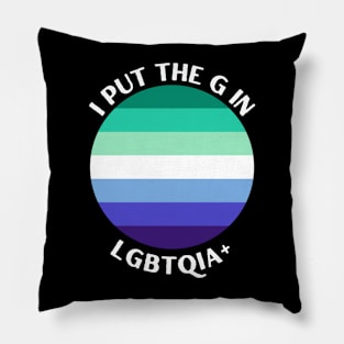 Gay Man Pride Identity LGBTQIA Pillow