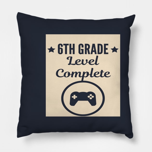 6th Grade Level Complete Pillow by Hunter_c4 "Click here to uncover more designs"