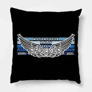 Sturgis Motorcycle rally 2024 Pillow