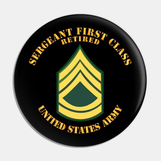 POCKET - Sergeant First Class - Retired Pin by twix123844