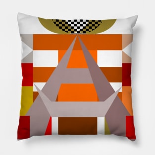 Contemporary geometric architecture Pillow