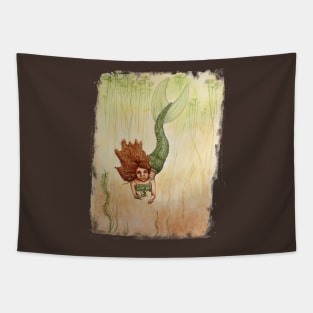 Swamp Mermaid Tapestry