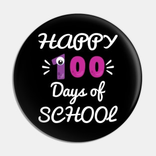 Happy 100 Days of School Pin