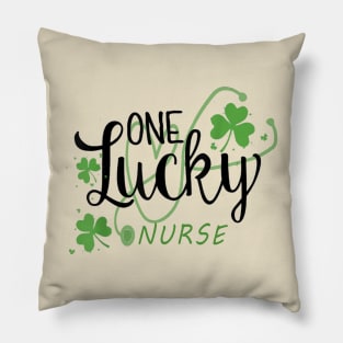 Nurse One Lucky Pillow