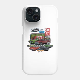 Tom Senko Legacy Cars Sun Drive Inn Phone Case