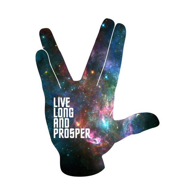 Live Long and Prosper - Galaxy - Star Trek - Phone Case