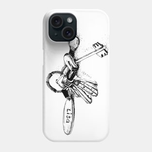 Portrait of the keys. A unique gift for any holiday. Phone Case