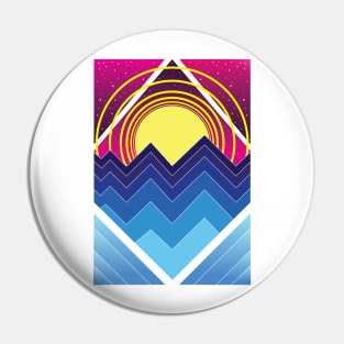 Artsy Mountain Vibes Pin