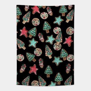 Christmas Holiday Cookies Tapestry