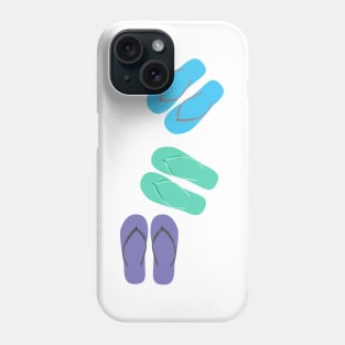 3 Flip Flops Pairs Phone Case